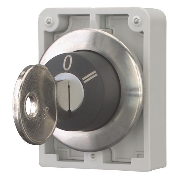 M30I-FWRS3-MS3 Key-operated actuator, Flat Front, maintained, 3 positions, MS3, Key withdrawable: I, 0, II, Bezel: stainless steel image 8