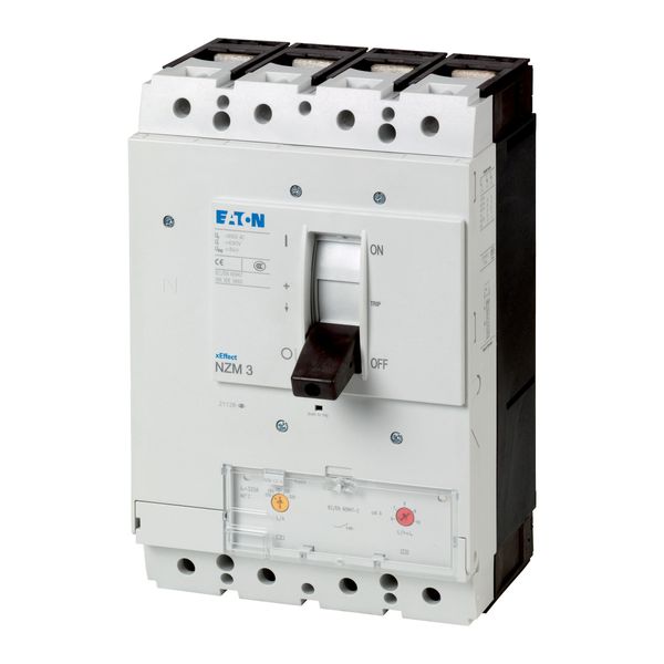 NZMH3-4-A320/200 Circuit-breaker, 4p, 320A, 200A in 4th pole image 5