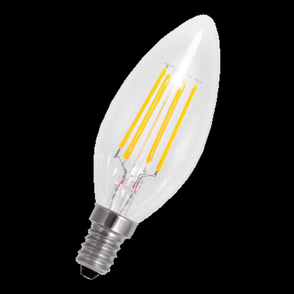 LED FIL WarmDim C35 E14 4W 3000-2200K CL image 2