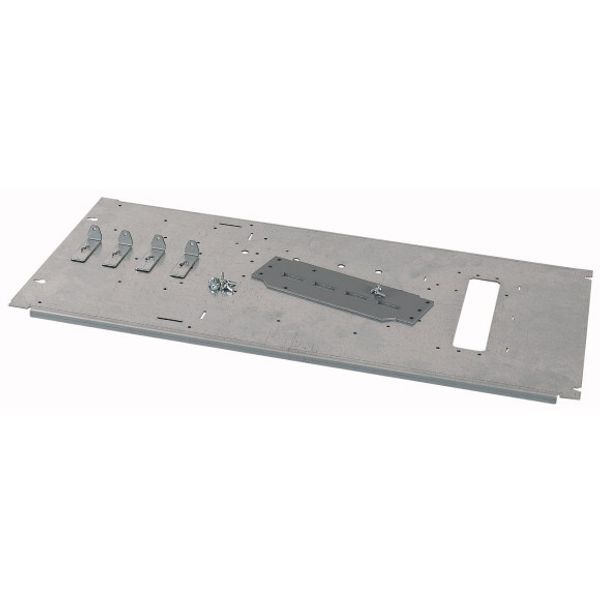 XMN341408-630-BF Mounting plate for  W = 800 mm, NZM3 630A, vertical image 1