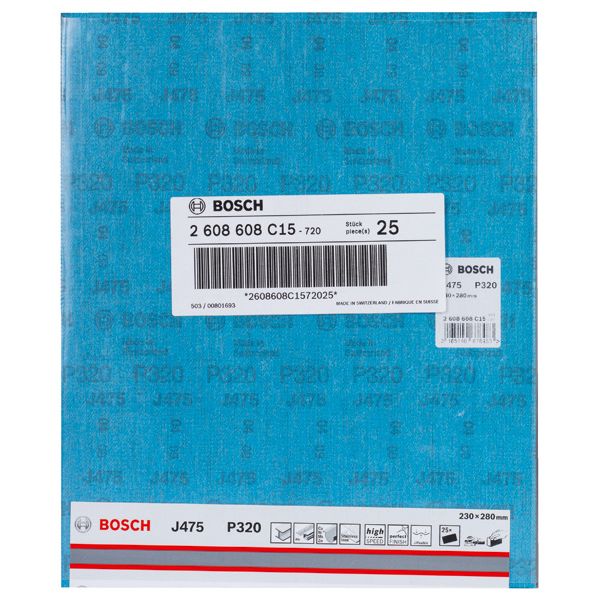 J475 sanding sheet 230x280 mm, 320 image 2