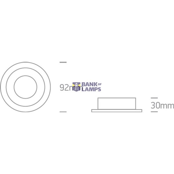 WHITE GU10 10W ADJUSTABLE image 2