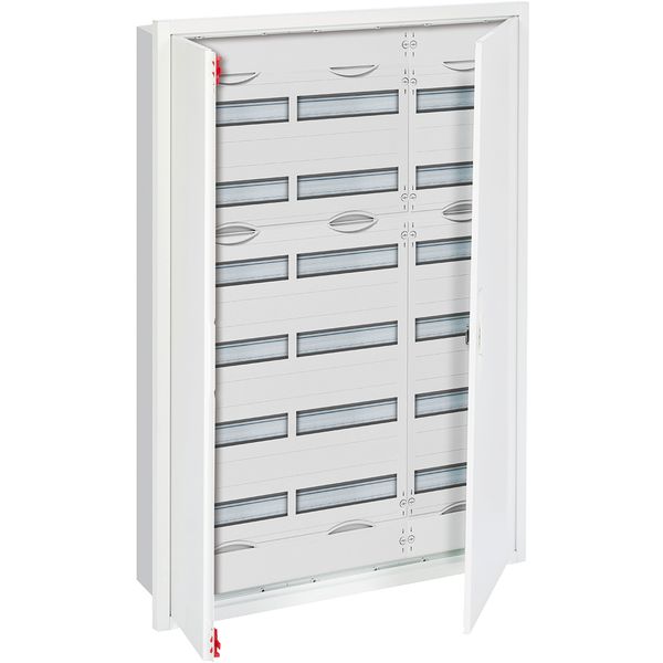 U73R6 U Compact distribution board, Flush mounting, 216 SU, Isolated (Class II), IP31, Field Width: 3, Rows: 6, 1134 mm x 810 mm x 120 mm image 1