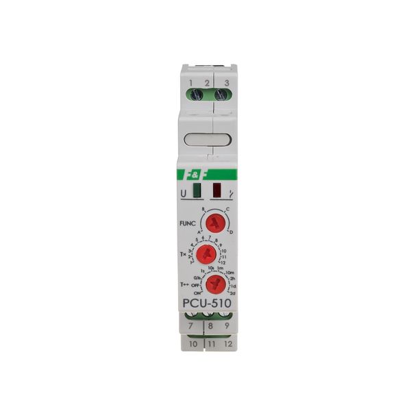 Time relay, contact: 2xNO/NC 12V AC/DC image 2