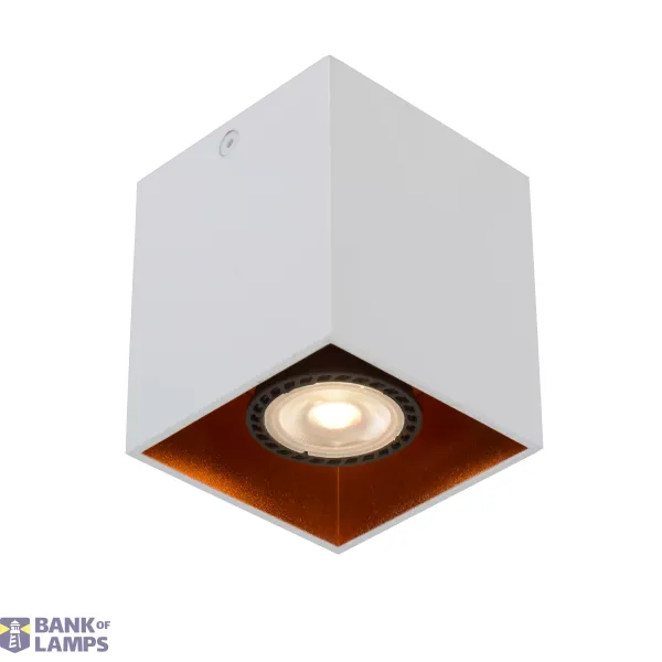Lucide BIDO - Ceiling spotlight - 1xGU10 - White image 1
