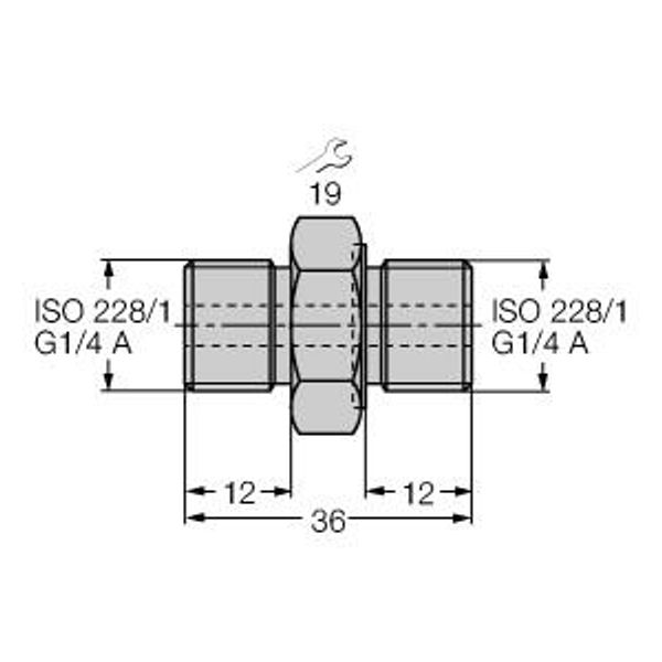 Accessories Threaded Adapter   PCV-G1/4A4 image 1