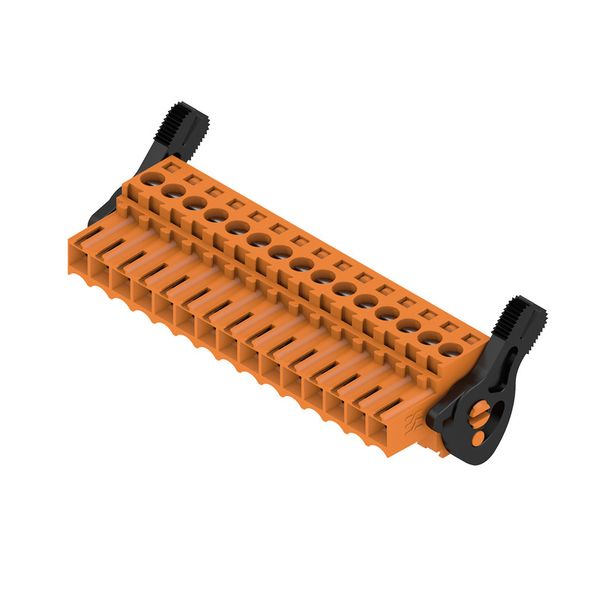 PCB plug-in connector, female plug, 3.50 mm, Number of poles: 15, 180°, Clamping yoke connection, Clamping range, max. : 1.5 mm², Box image 4