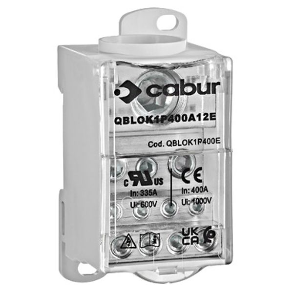 Main branch terminal,1-pole,400A,(1x185,2x35,5x16+4x10)mmý image 1