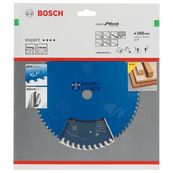 Circular saw blade Expert for Wood 160 x 20 x 1,8 mm, 48 image 2