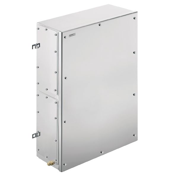 Klippon TB FS (Terminal Box - Fixing Screw), Empty enclosure, stainless steel enclosure, Height: 762 mm, Width: 508 mm, Depth: 150 mm, Material: Stainless steel 1.4404 (316L), electropolished, silver image 2