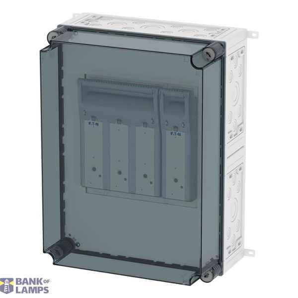 NH individual enclosure 1x XNH1, 3-pole+1-pole, incl. finger-protectio image 1