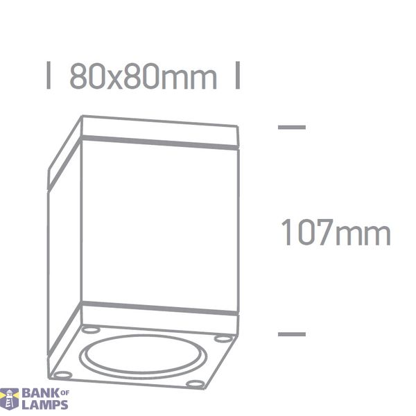 BLACK COB LED 6W WW IP54 100-240V image 2