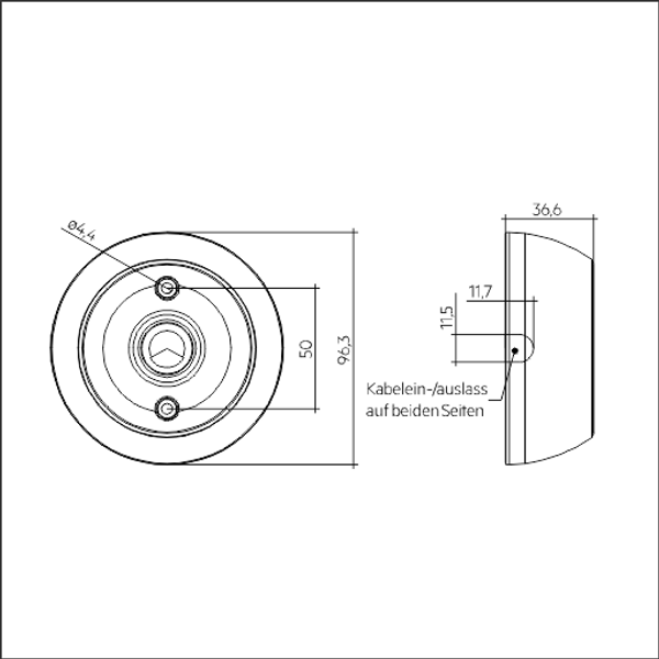 MSensor G3 SSM 30 4DPI WDA WH - Passive infrared motion and light sensor image 2