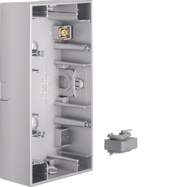 Surface-mtd housing 2gang hor., K.5, al., matt, lacq. image 1