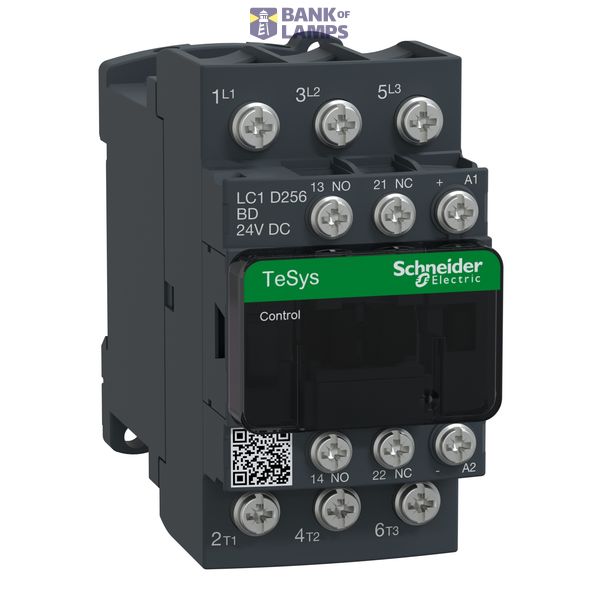 Contactor TeSys D LC1D25 3P 25A 24V DC coil image 1
