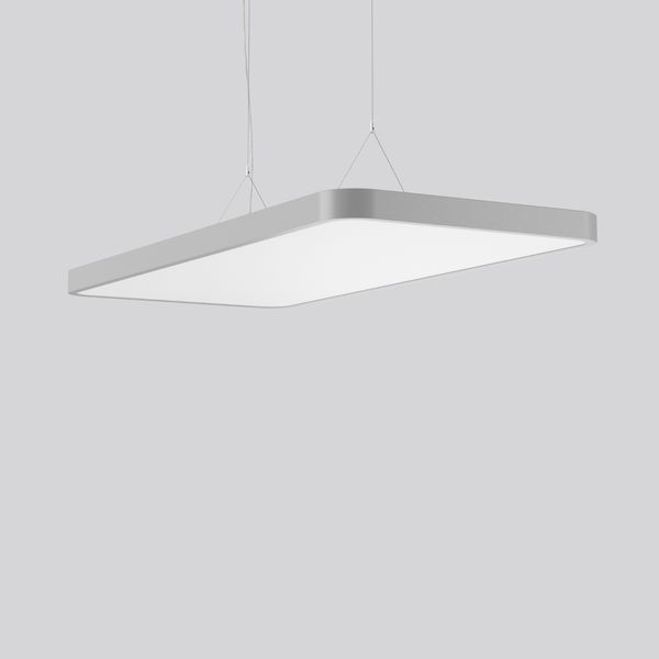 TRIONA rectangle, 148 W, 18200 lm, 830, silver, smart+free Pendant lum image 1