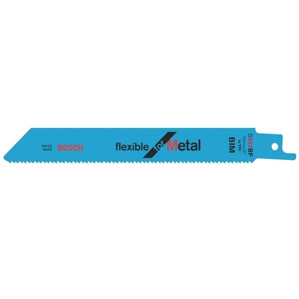 Reciprocating saw blade S 922 BF Flexible for Metal 2 pcs. image 1