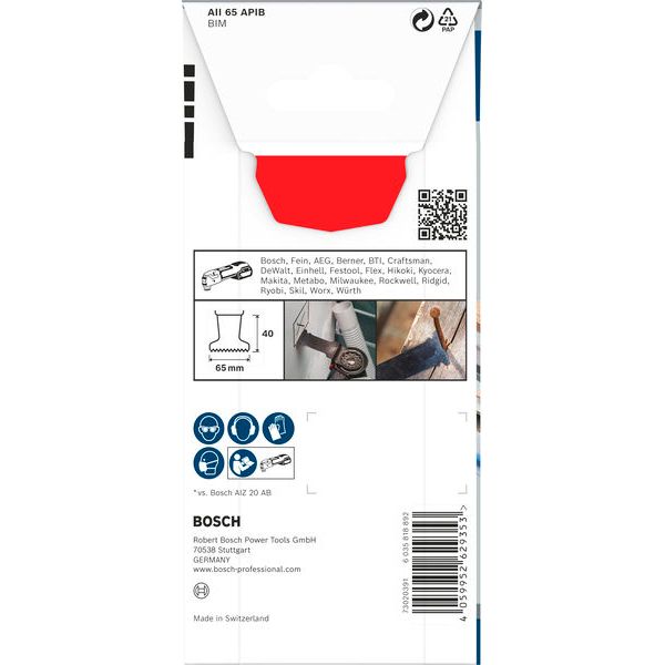 PRO Multi Material AII 65 APIB Multitool Blade image 1