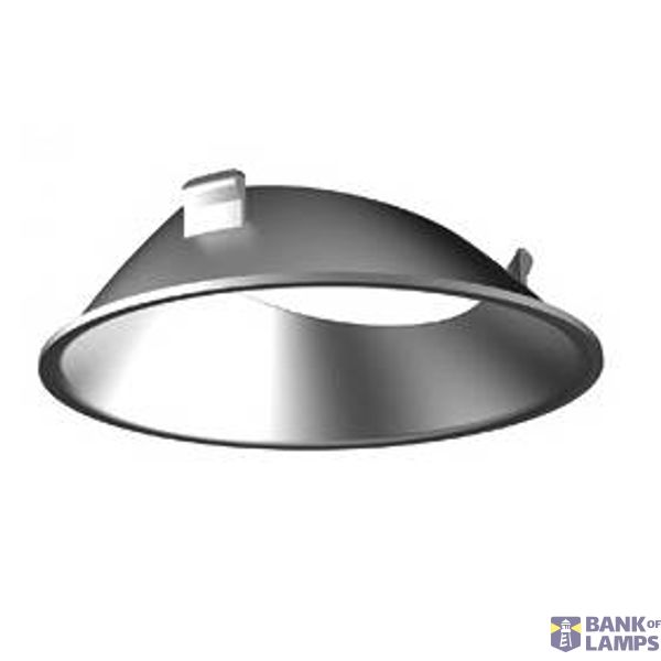 Avalon Circular Housing Fixed Cut-out Ø75mm Silver image 1