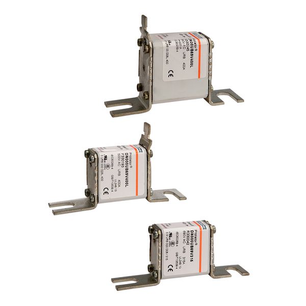 High-Speed Fuse NH 000 aR 500VAC 350A L Brackets image 3