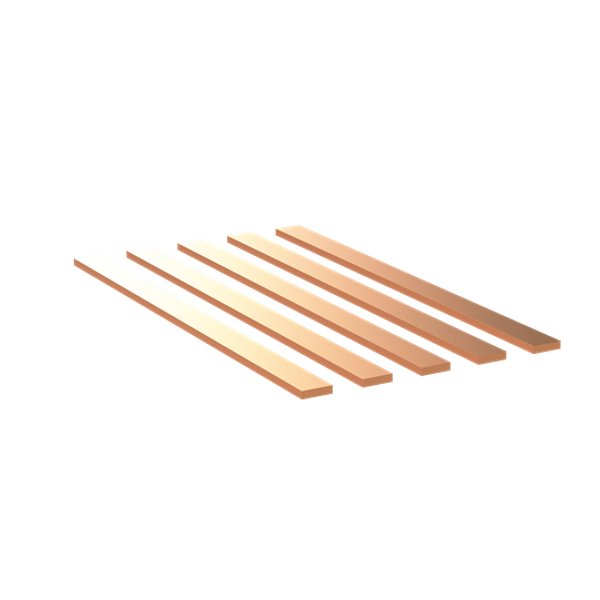 VC33VT-BF200 Flat copper set 200A L=315MM consisting of 5x20x5 image 3