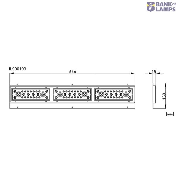 Push through gland plate, IL001/006/009/036 special size image 2