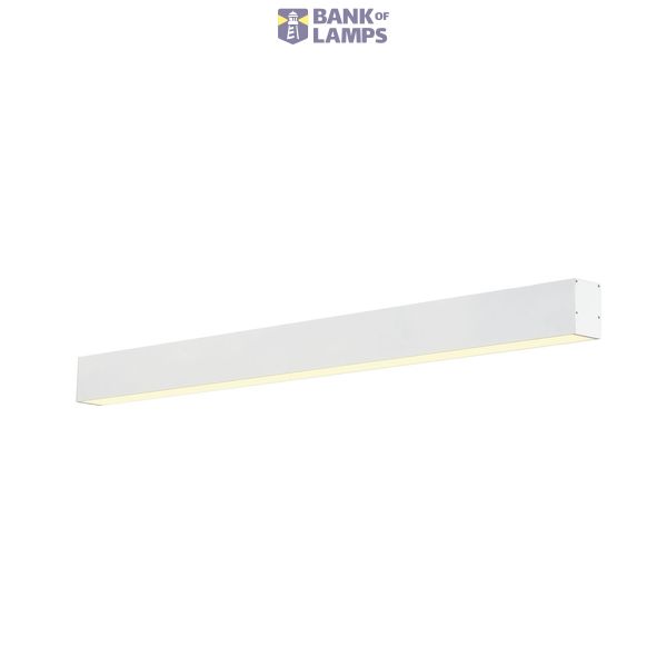GLENOS ALU-PROFIL with cover, matt white, 1m image 2