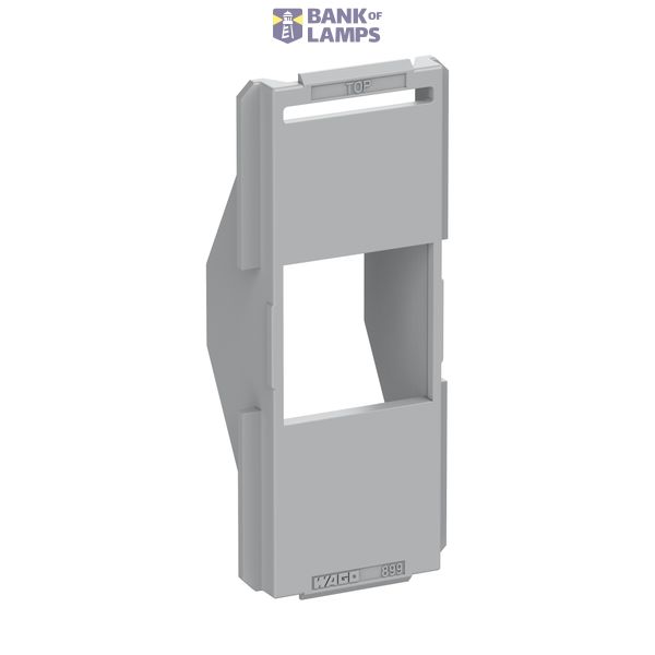 Adapter frame, traffic grey, Halogen free image 1