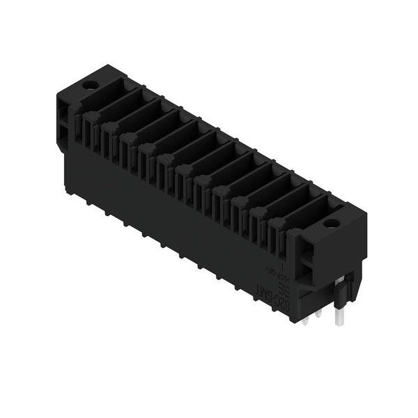 PCB plug-in connector, male header, Solder flange, THT/THR solder connection, 3.50 mm, Number of poles: 12, 180°, Solder pin length (l): 3.5 mm, tinned, black, Box image 4