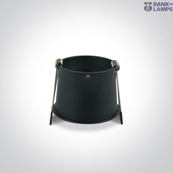 BLACK GU10 10W BRASS REFLECTOR DARK LIGHT image 2