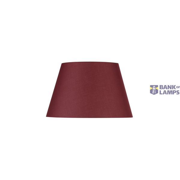 FENDA, lamp shade, conical, wine-red, Ø/H 45.5/28 cm image 1