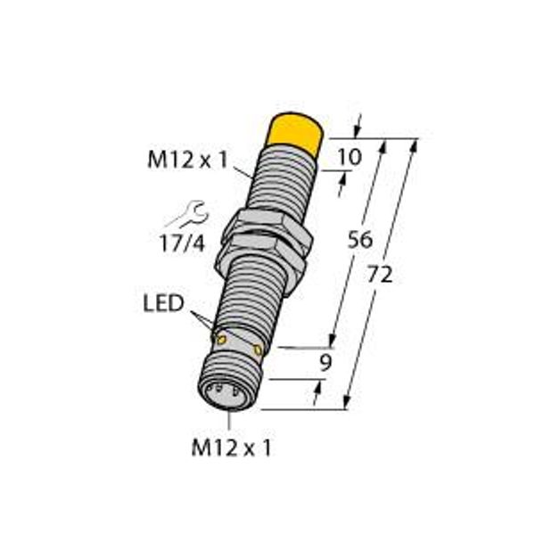 Inductive Sensor   NI8U-M12EE-AP6X-H1141 image 1