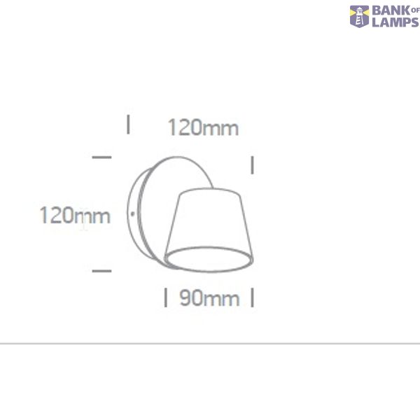 WHITE WALL SPOT 2x6W WW IP20 230V image 2