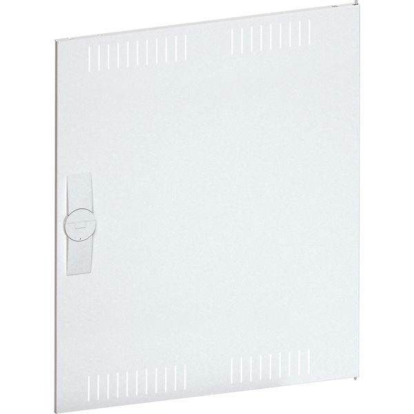 Door, univers, right, slotted, RAL 9010, for enclosure IP3X 650x550mm image 1
