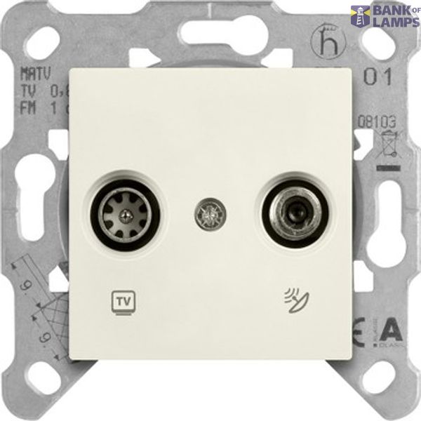 Linnera-Rollina Sat Socket Trans (Sat-TV) (8-11dB) Beige image 1