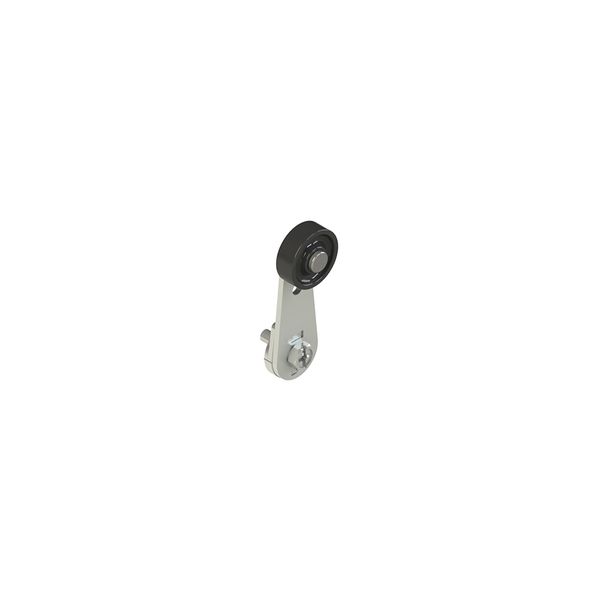 Straight lever with technopolymer roller, 20 mm diameter image 1