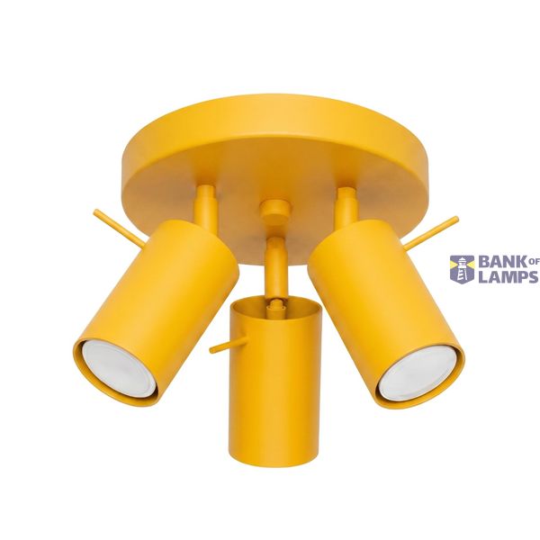 Ceiling lamp RING 3P yellow image 2