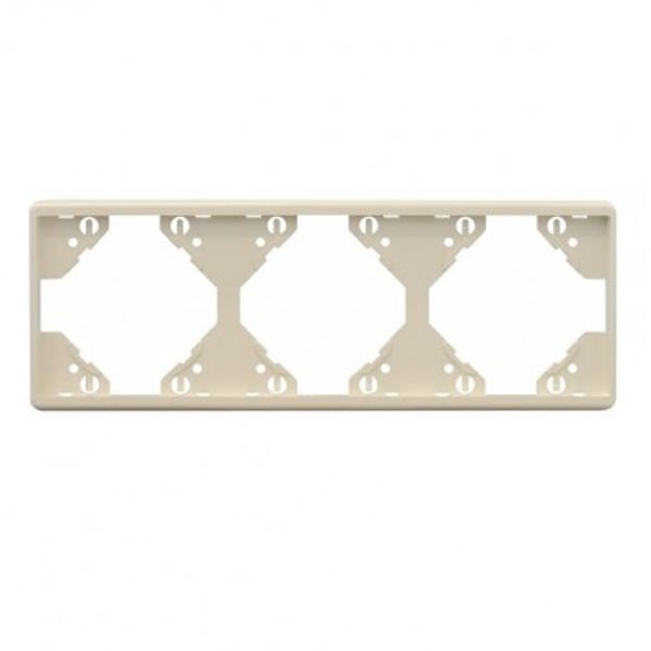 TRIPLE HORIZONTAL FRAME IVORY image 1