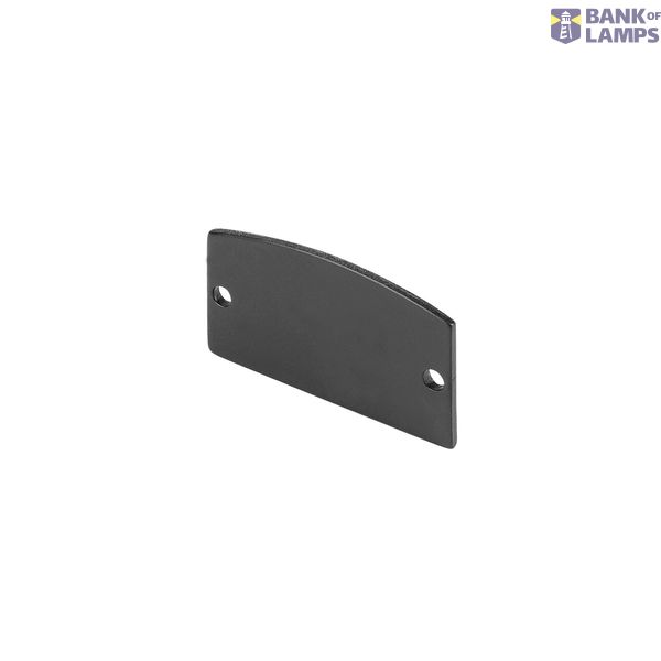 GLENOS end caps for linear profile 2713, matt black, 2 pcs. image 2