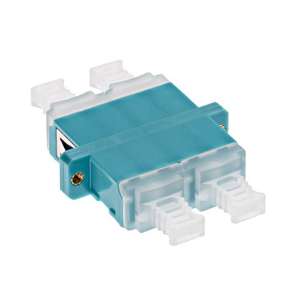 Standard LC-Quad Coupling MM Polymer case aqua image 1