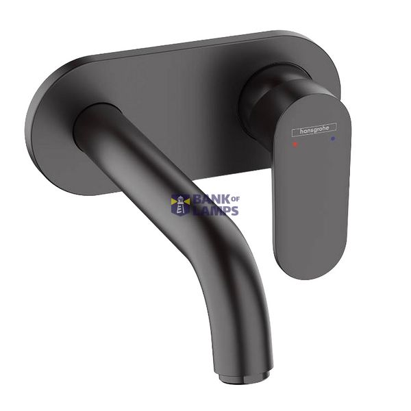 Vernis Blend built-in sink mixer, wall-mounted, matte black image 1