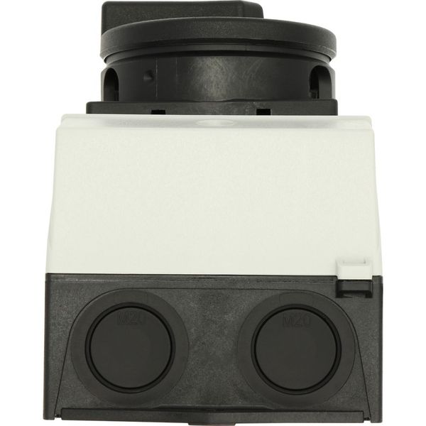 T0-3-15683/I1/SVB-SW Main switch, T0, 20 A, surface mounting, 3 contact unit(s), 3 pole, 2 N/O, 1 N/C, STOP function, With black rotary handle and locking ring, Lockable i image 31