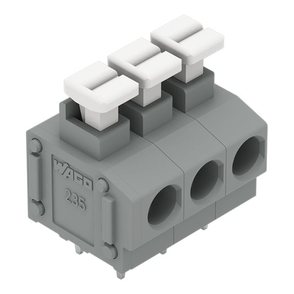 PCB terminal block push-button 1.5 mm² gray image 2