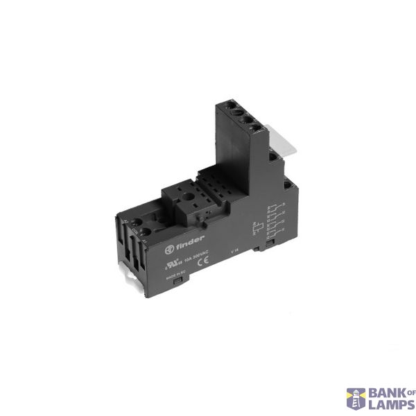 Screw socket black for 35mm.rail, 55.32, 85.02 mod.99.80 (94.92.30) image 2