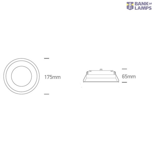 BLACK 20W CCTV IP65 230V DARK LIGHT image 2