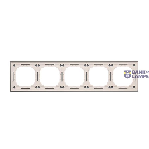 Double 2-pole switch, (module), 16AX, Screw, anthracite, metalic image 1