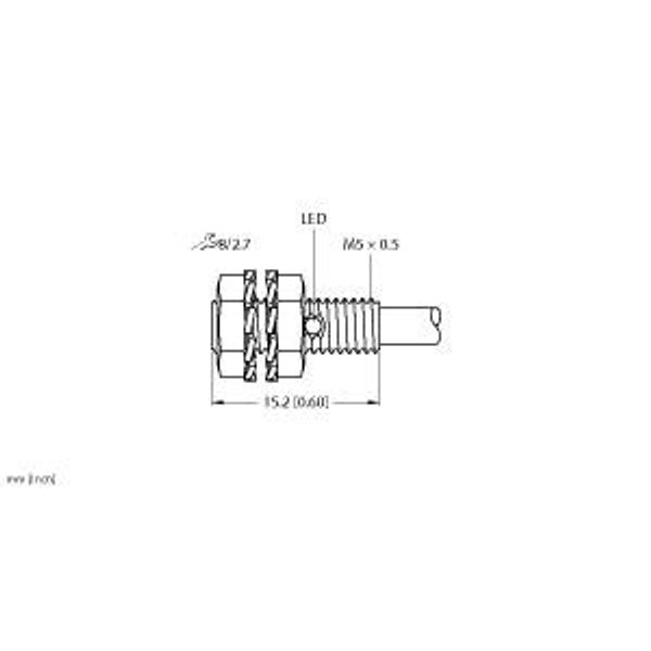 Inductive Sensor   BI1-EG05K-AP6X image 1