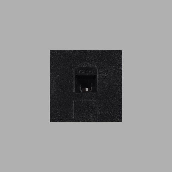 RJ45 MODULE / 45 MM / BLACK image 2