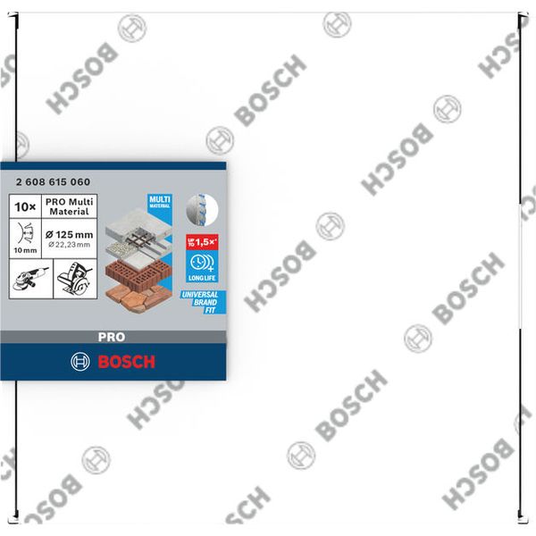 Diamond Cutting Disc Standard for Universal 125x22.23 (10 pcs. Pack) image 2