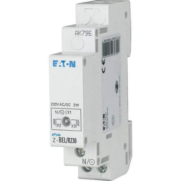 Z-BEL/R230 Single light, 230AC/DC, red image 4